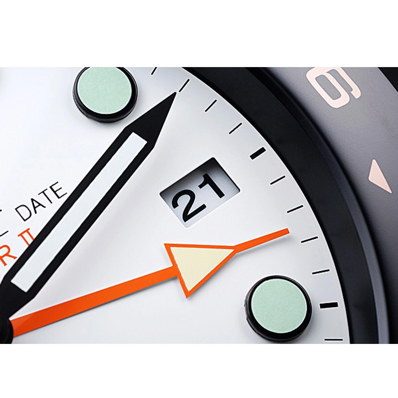Aaa replica Wall Rolex II Black-Orange 622479 Explorer Clock 0611